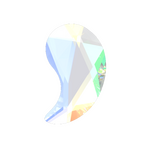 LUXINI® Shape, Comma Right Crystal AB