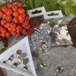 LUXINI® Shape, Oval Crystal AB