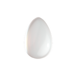 LUXINI® Cabochon, Drop White 4×7 mm