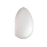 LUXINI® Cabochon, Drop White 6×10 mm