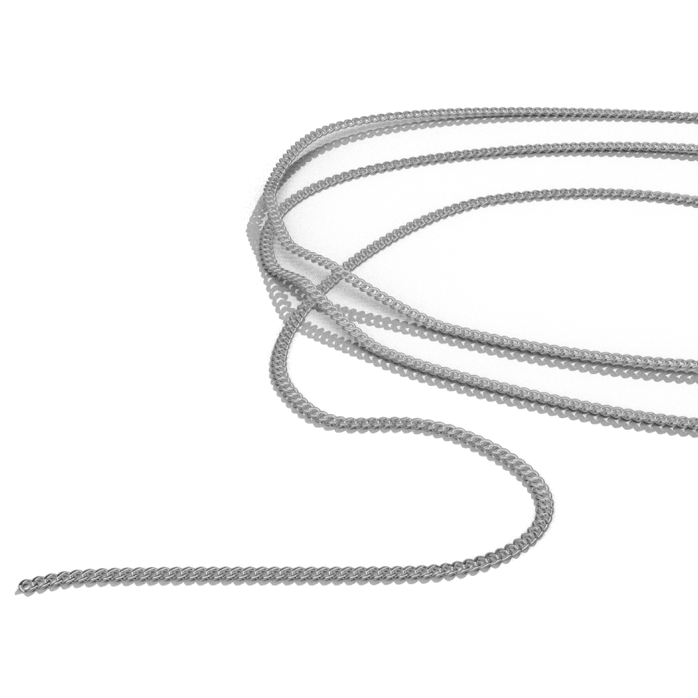 LUXINI® Accessory, Chain 40 cm Grey (shiny)