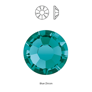 Preciosa™ Blue Zircon, SS20 (50 kpl)
